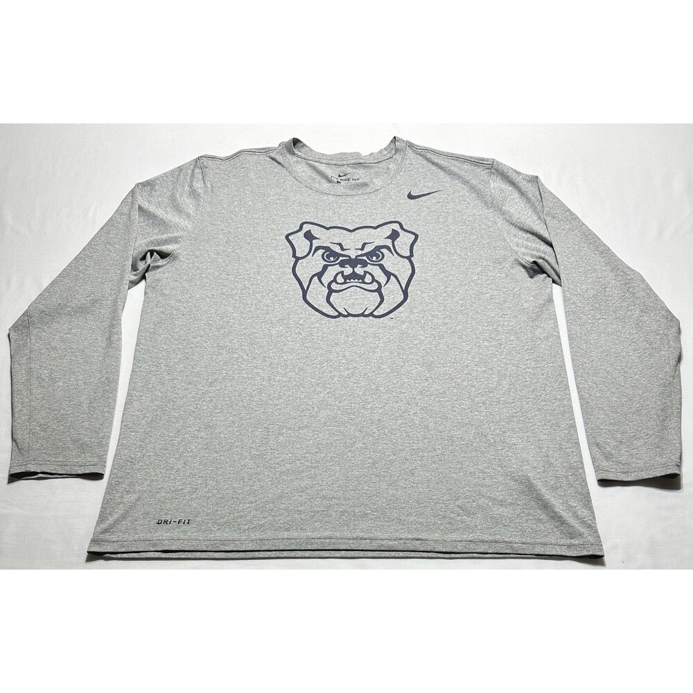 Butler Bulldogs Nike Long Sleeve Tee Shirt Adult XL NCAA University Dri Fit